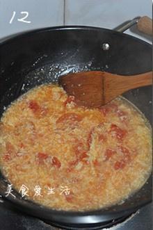 番茄鸡蛋疙瘩汤的做法 步骤12