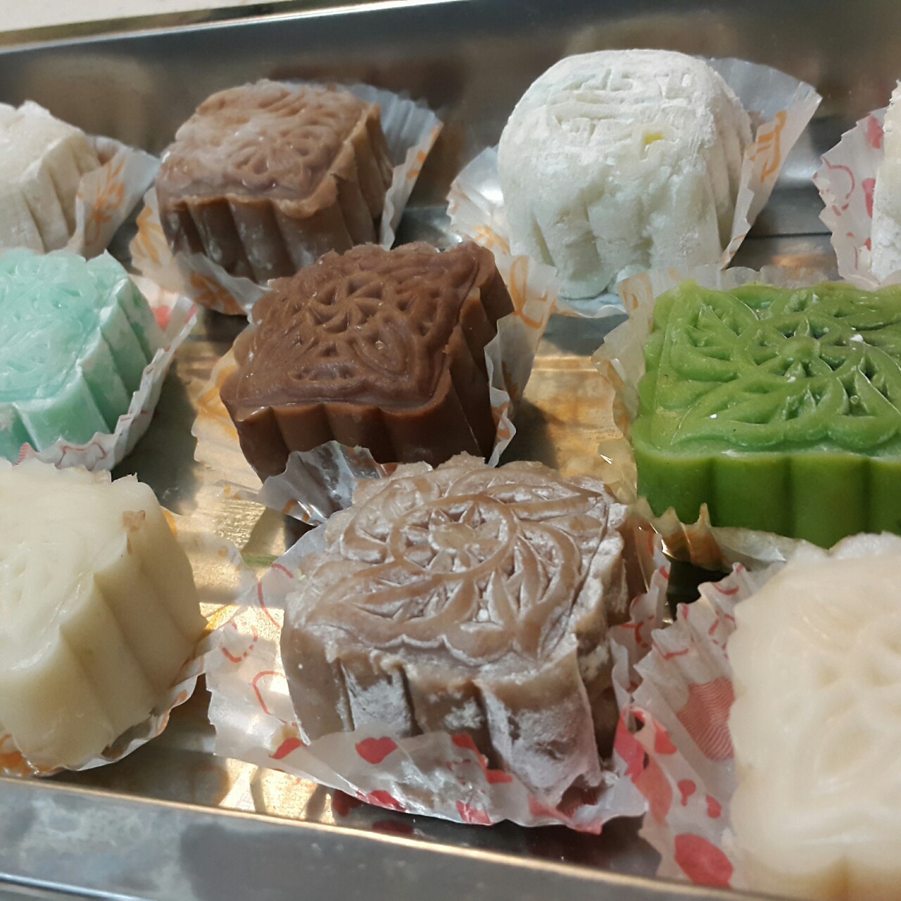 奶黄冰皮月饼
