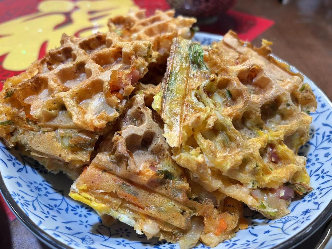 香到流口水的海鲜葱饼😋