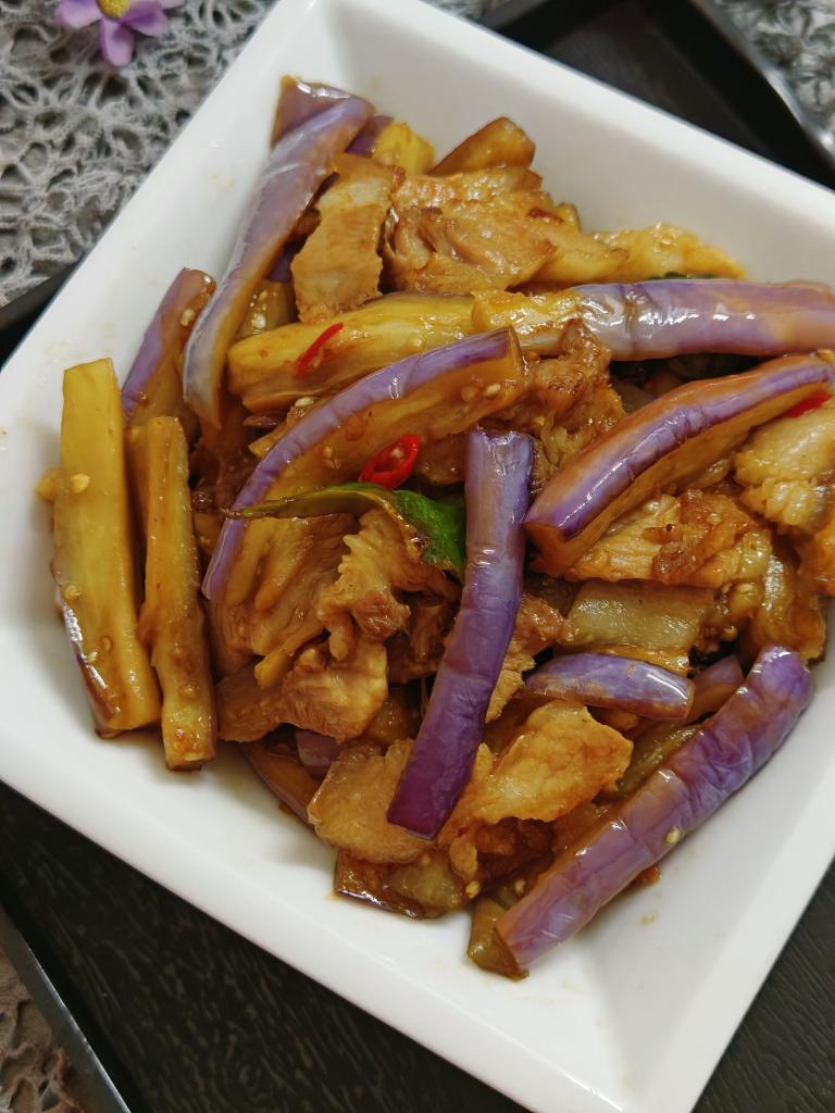 豆瓣酱炒茄子
