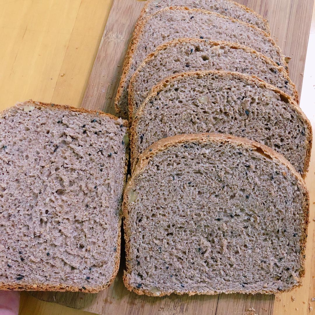 超省事免手揉的【全麦面包】：柏翠面包机版