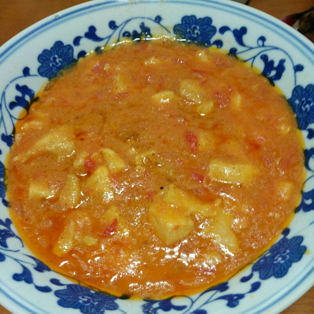 番茄鳕鱼浓汤