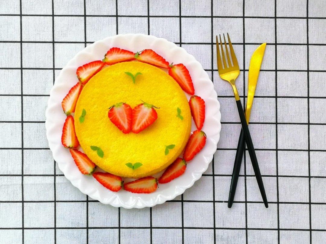 6寸原味戚风蛋糕