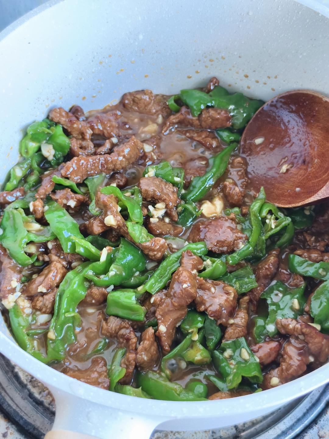 青椒牛肉丝
