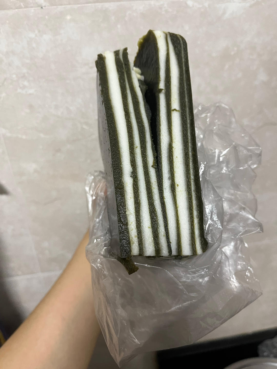 Q弹艾汁椰香千层马蹄糕