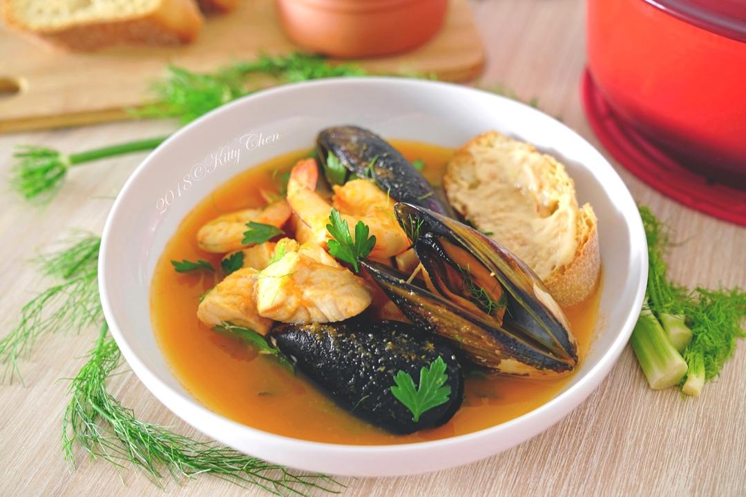 李夫人的自我修养I：“不过如此”的马赛海鲜汤 Bouillabaisse Style Seafood Stew