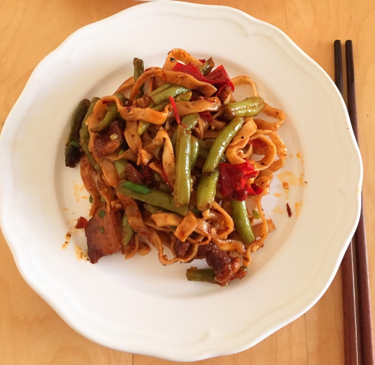 豆角焖面