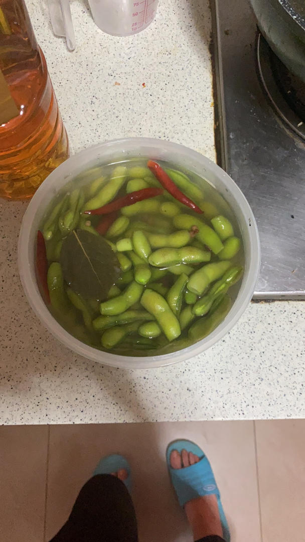 盐水煮毛豆