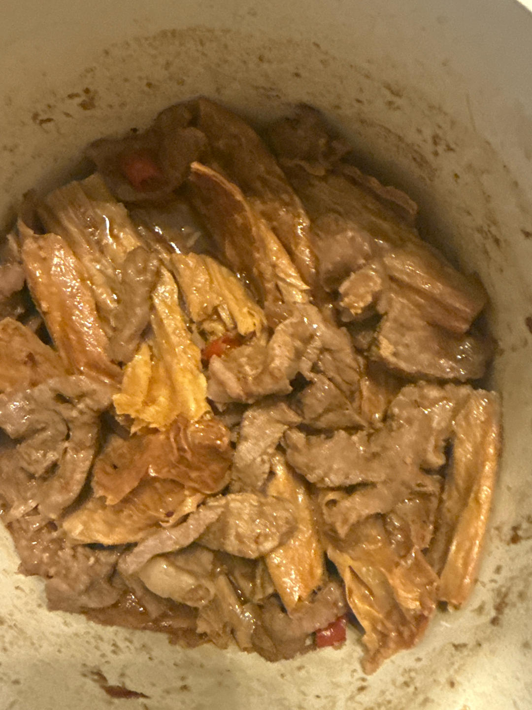 沙茶腐竹牛肉煲