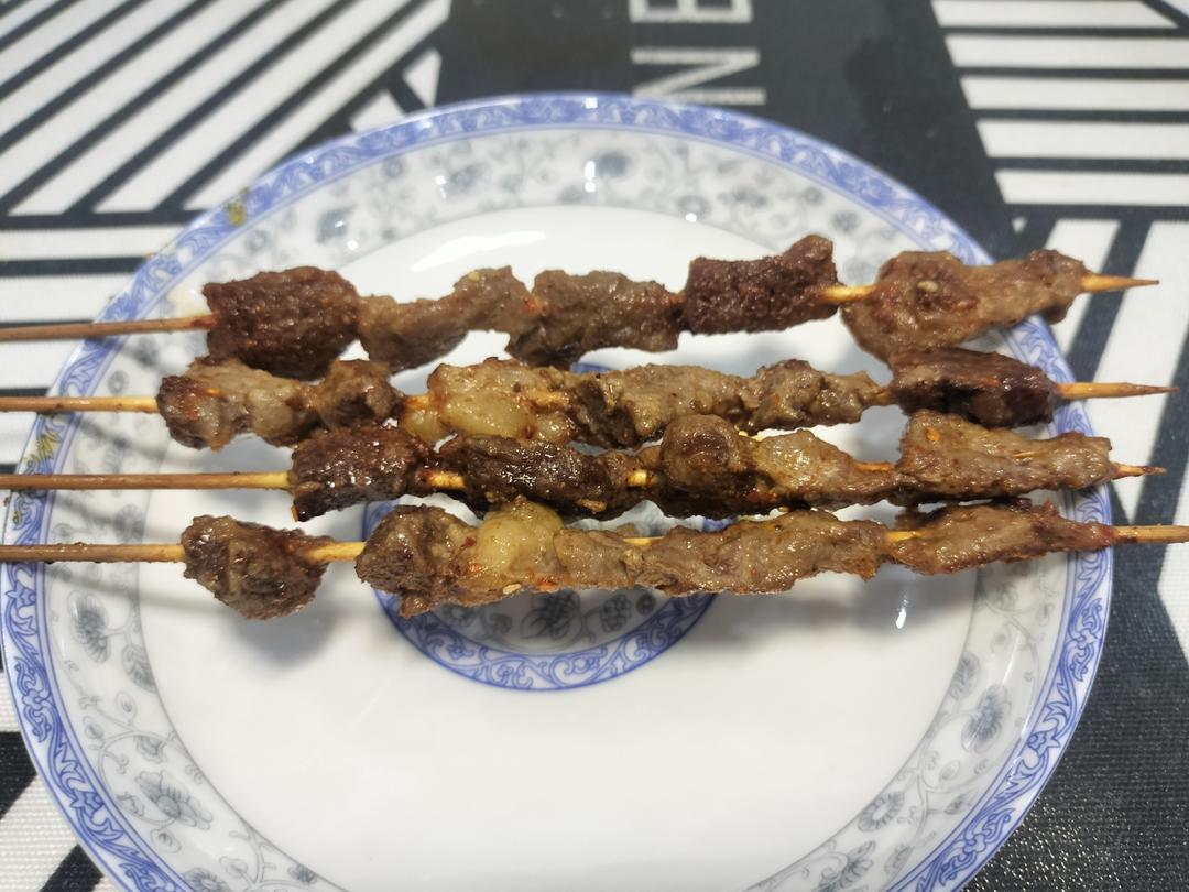 烤箱版牛肉串