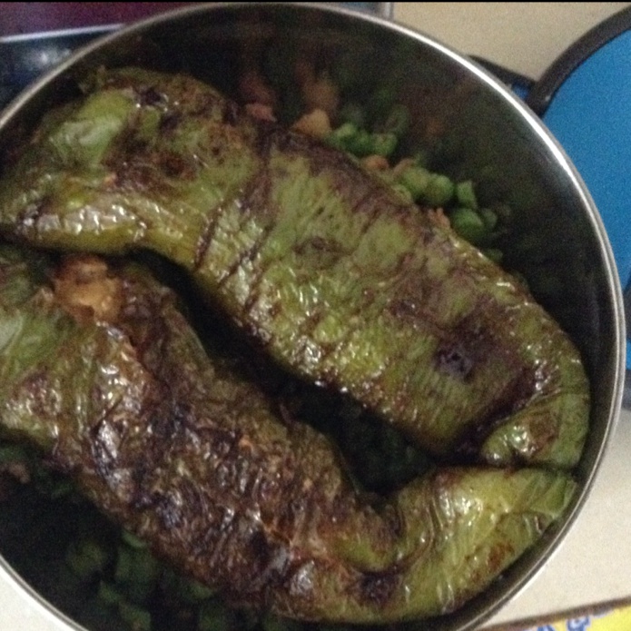 下饭菜肴--青椒酿肉