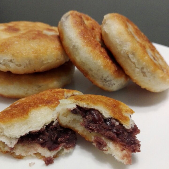 小虾米de妈咪做的香酥红豆饼/简单版