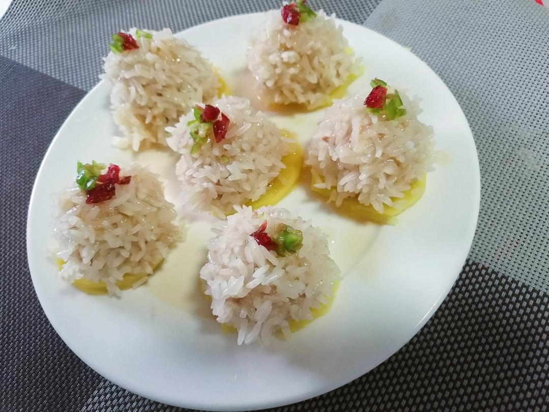 蒸糯米丸子