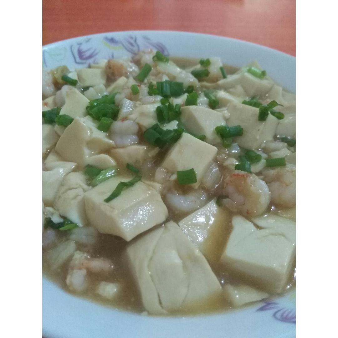 虾仁豆腐