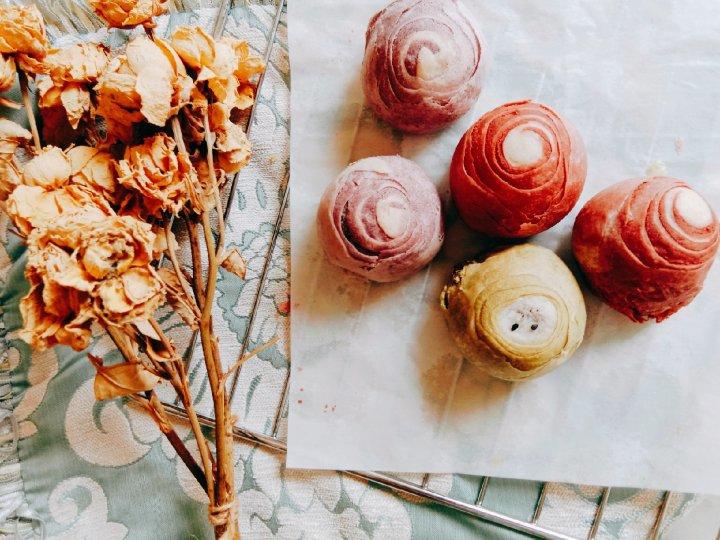 螺旋酥.蛋黄酥.-个人的技巧