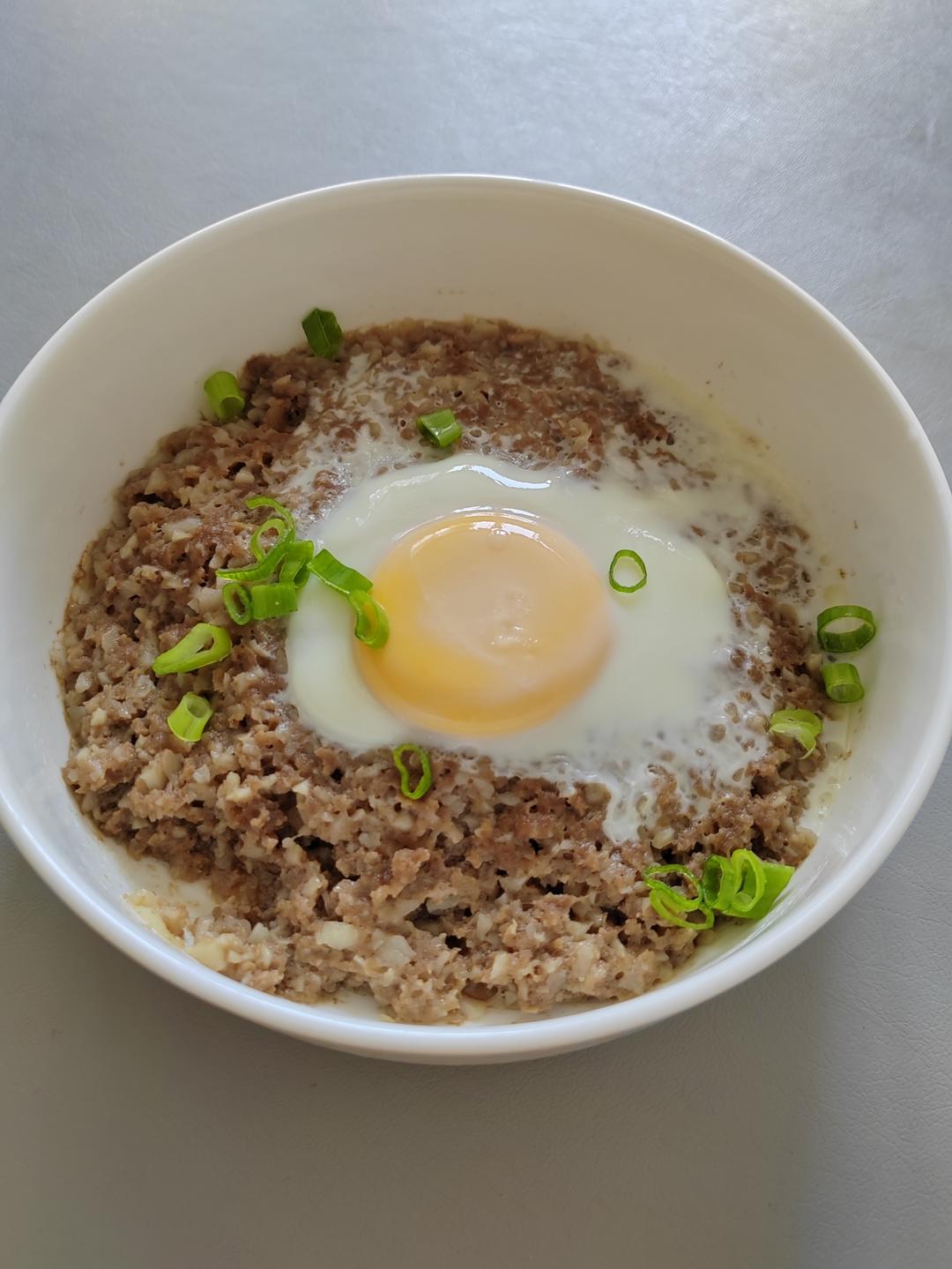 山药肉沫蒸蛋
