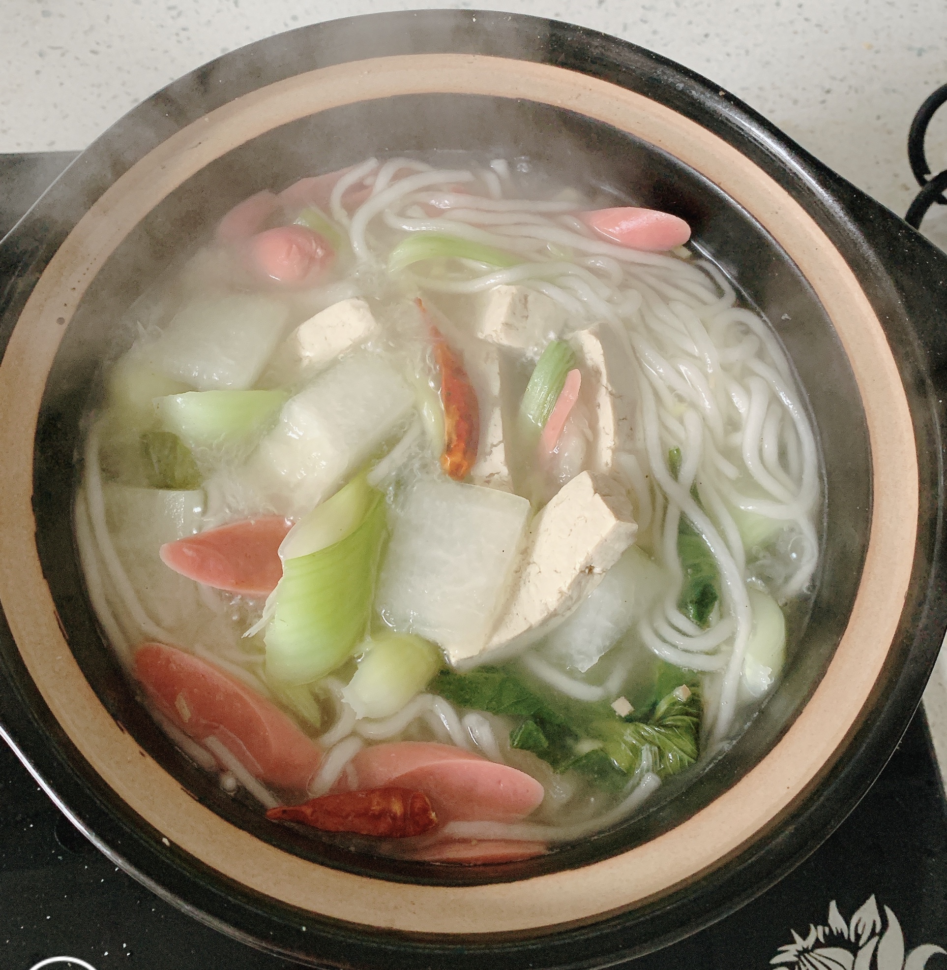 3分钟搞定，除湿减肥的冬瓜豆腐汤，暖暖好味道！的做法 步骤4