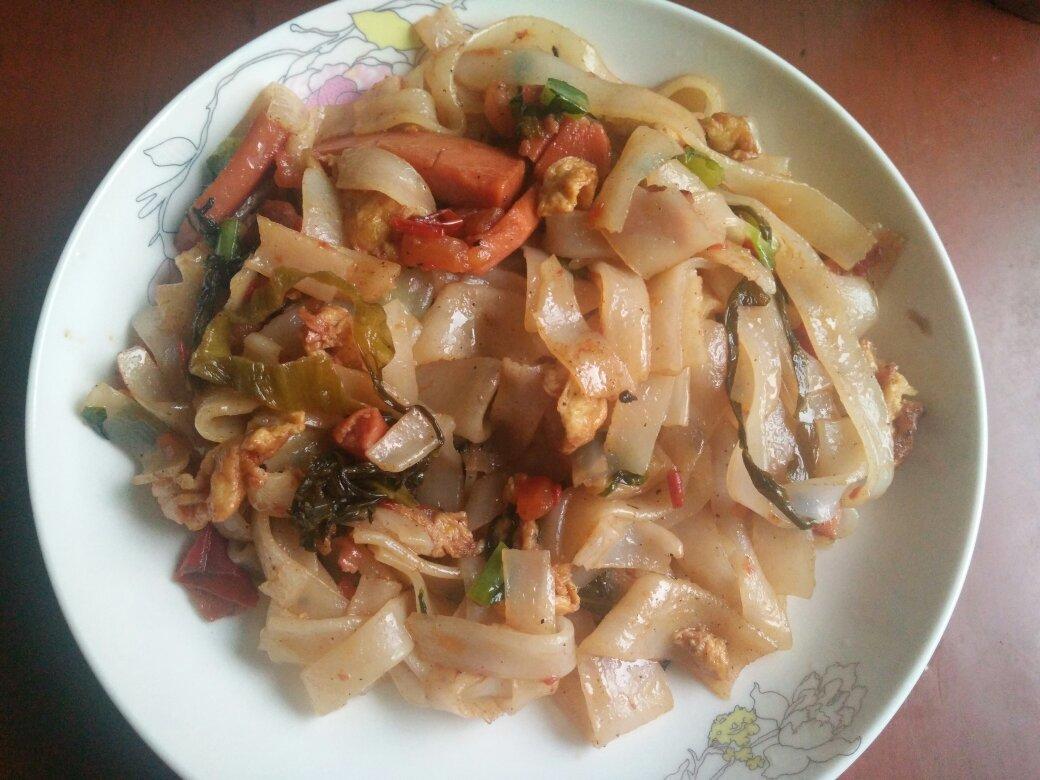 番茄鸡蛋炒粉