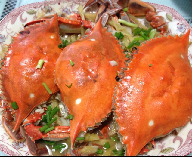 清蒸花雕蟹