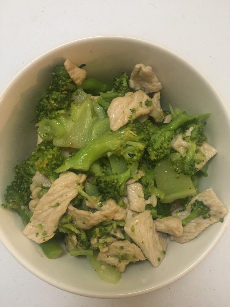 干煸菜花（花菜炒肉）