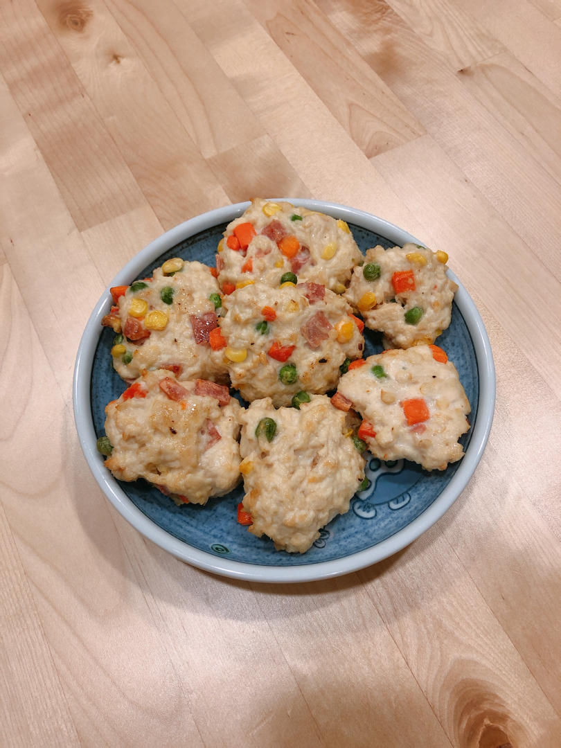 超简单健康鸡肉饼(减脂餐）(儿童副食）