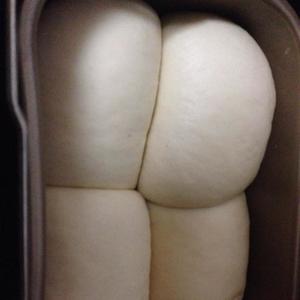 面包机也能做成拉丝的鲜奶吐司的做法 步骤12