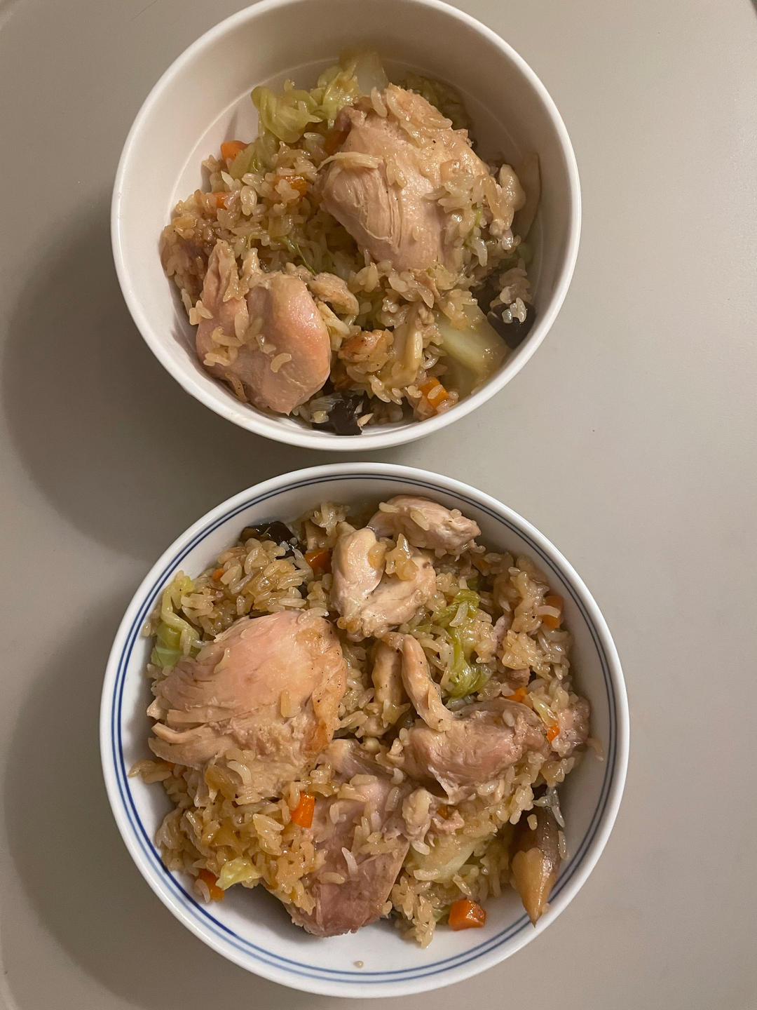 香菇鸡腿焖饭