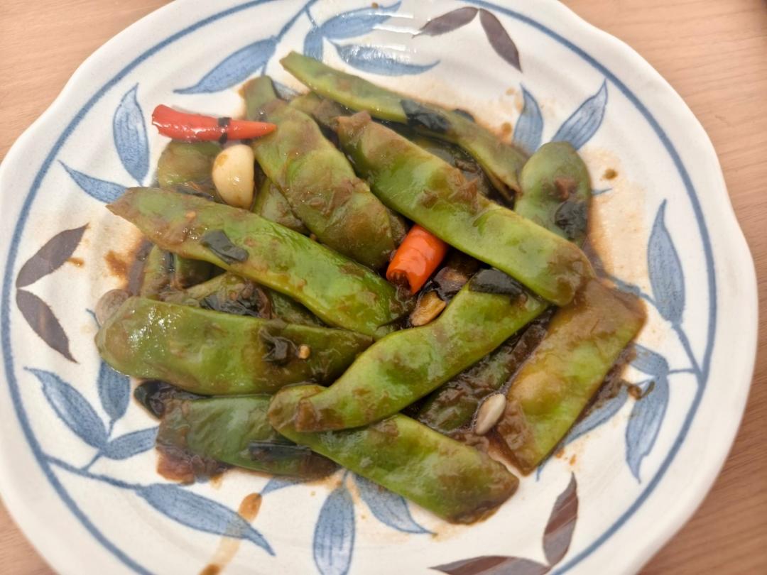 超级好做好吃的【素烧油豆角】