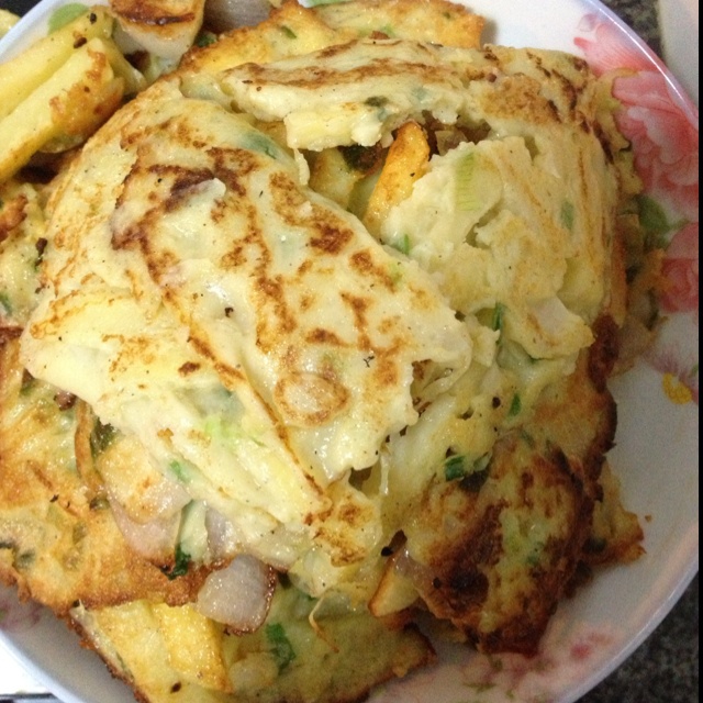 土豆洋葱煎饼