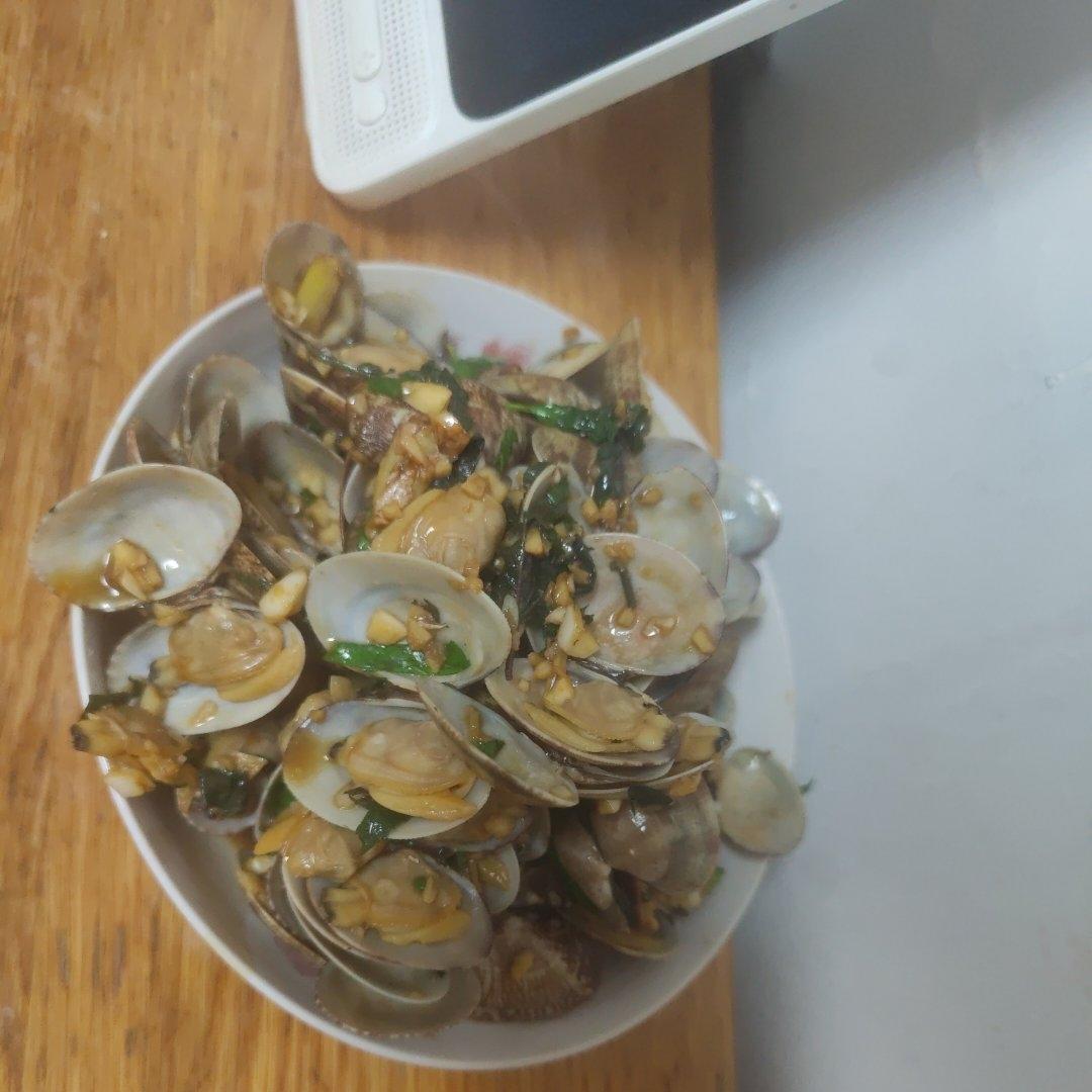 5分钟快手菜❗️秒杀路边摊爆炒花甲～好吃到爆