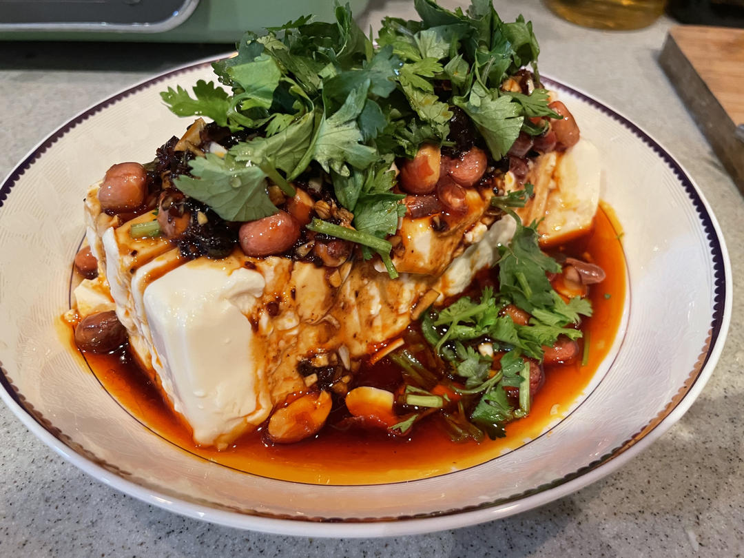 好吃的凉拌内酯豆腐