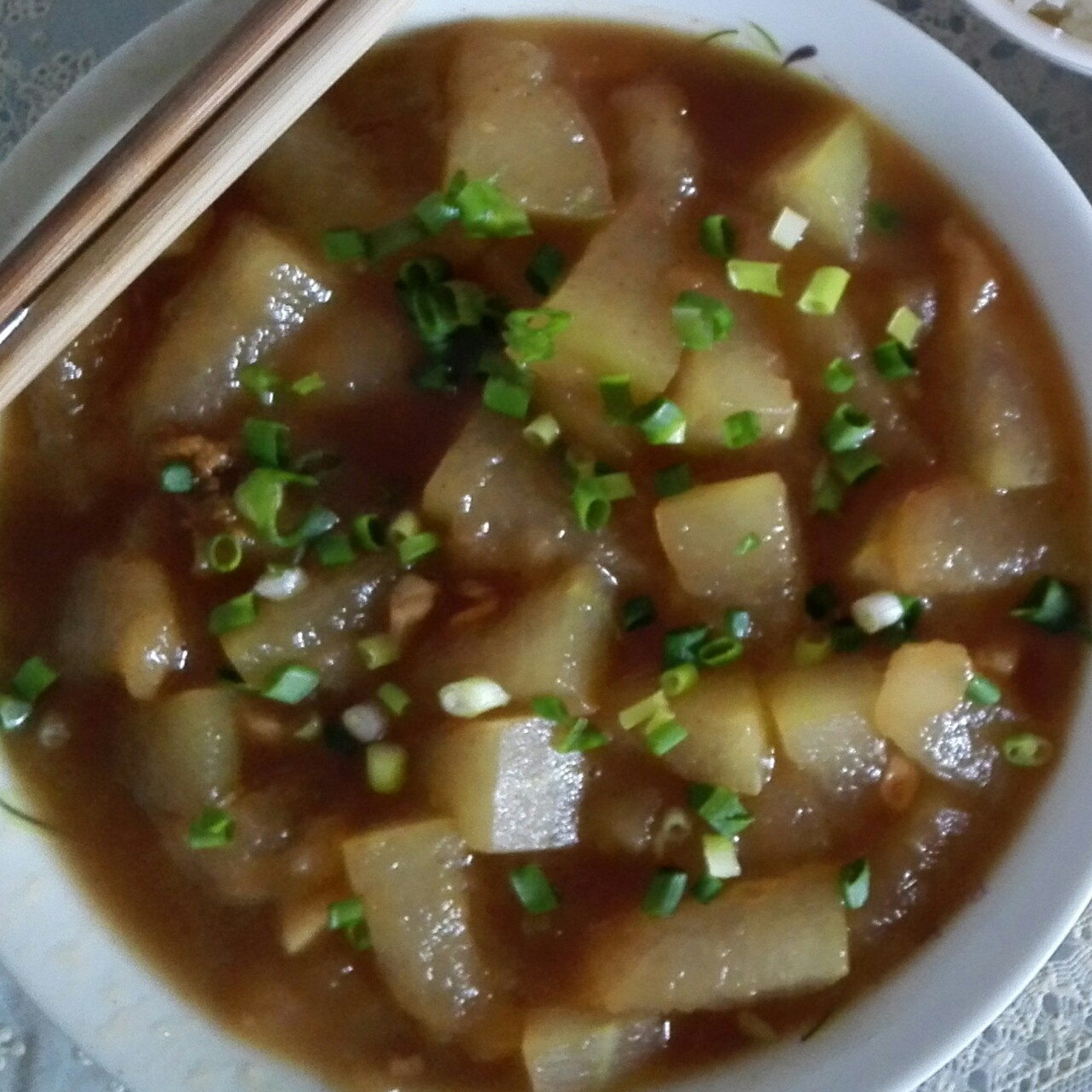 蚝油焖冬瓜