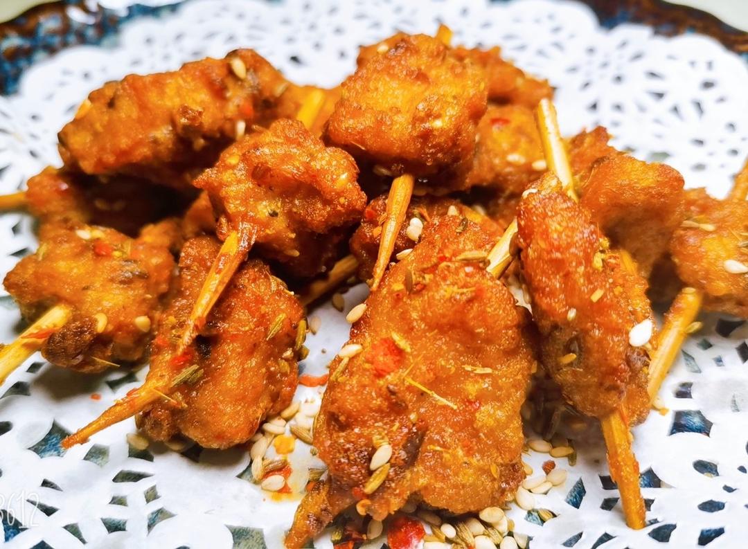 孜然羊肉|牙签羊肉|年夜饭菜谱