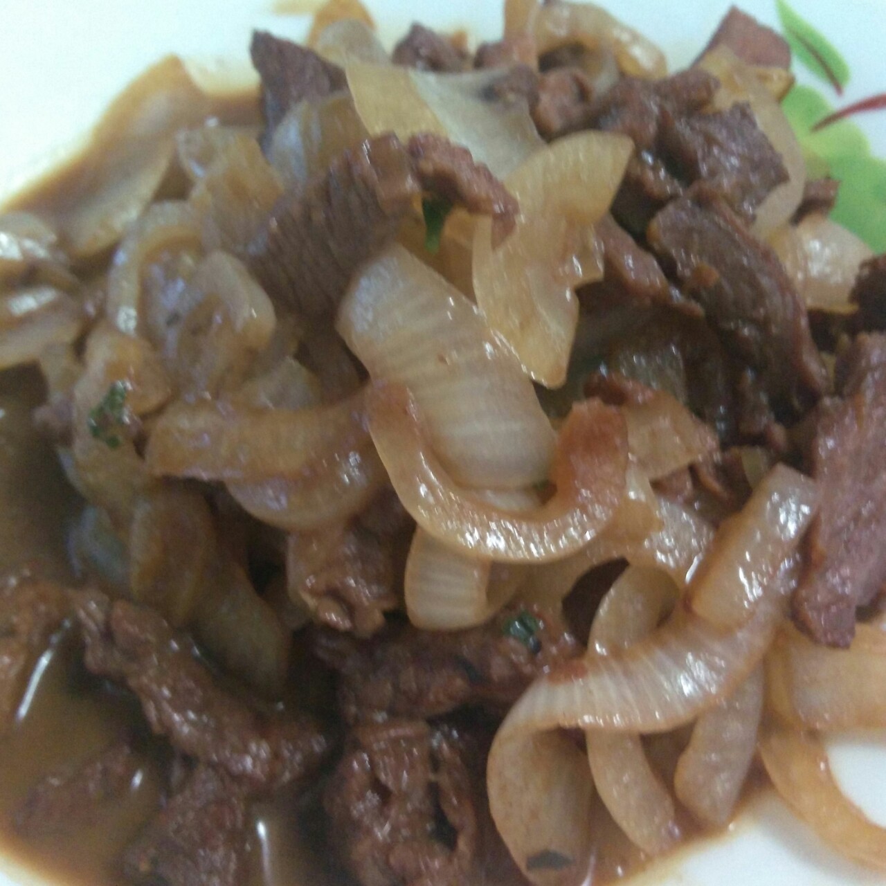 洋葱炒肉