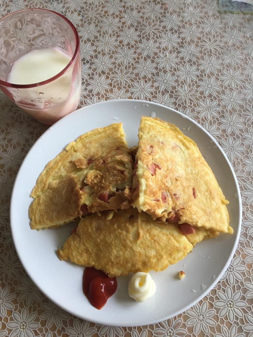 葱花鸡蛋饼