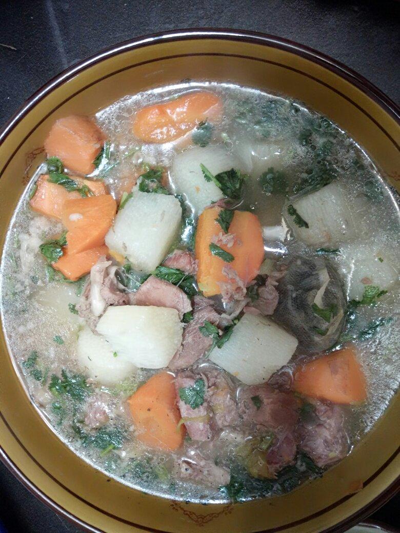 山药胡萝卜炖羊腿