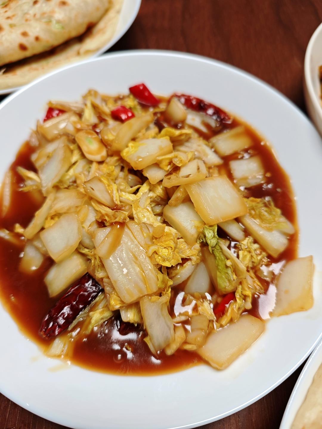 醋溜白菜的做法