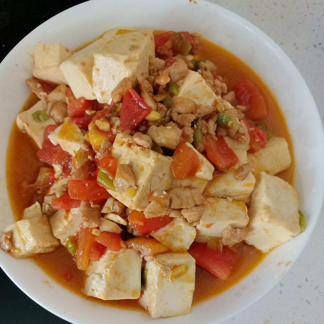 肉末番茄豆腐