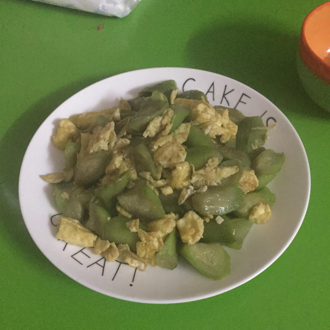丝瓜炒蛋