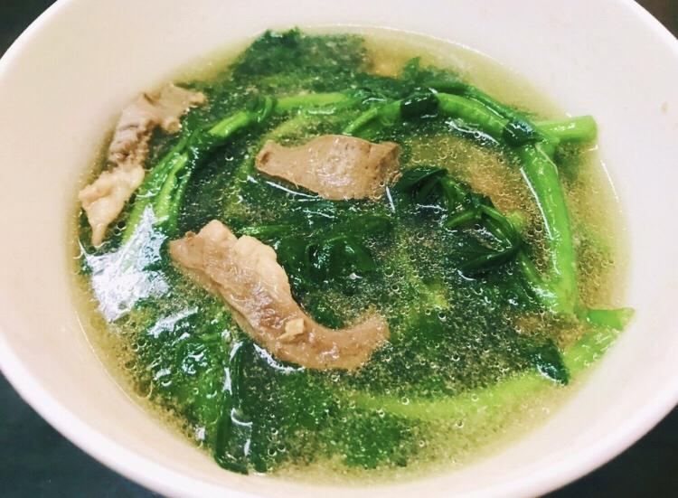 西洋菜猪心汤-快手的做法