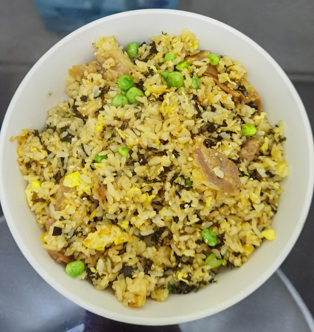 黄油肥牛海苔拌饭的做法