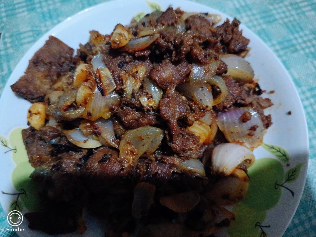 香喷喷的孜然羊肉卷