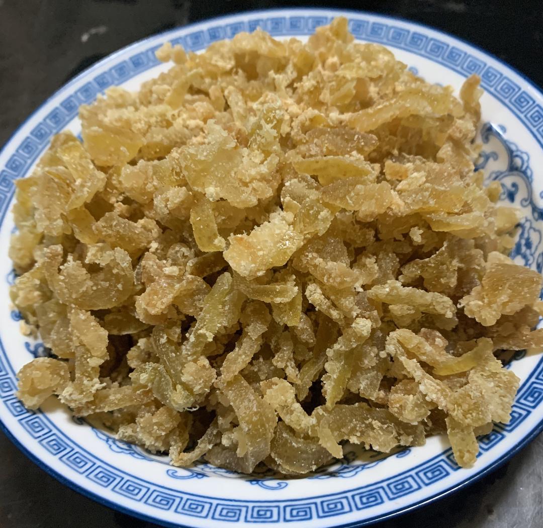 简单易做的柚皮糖