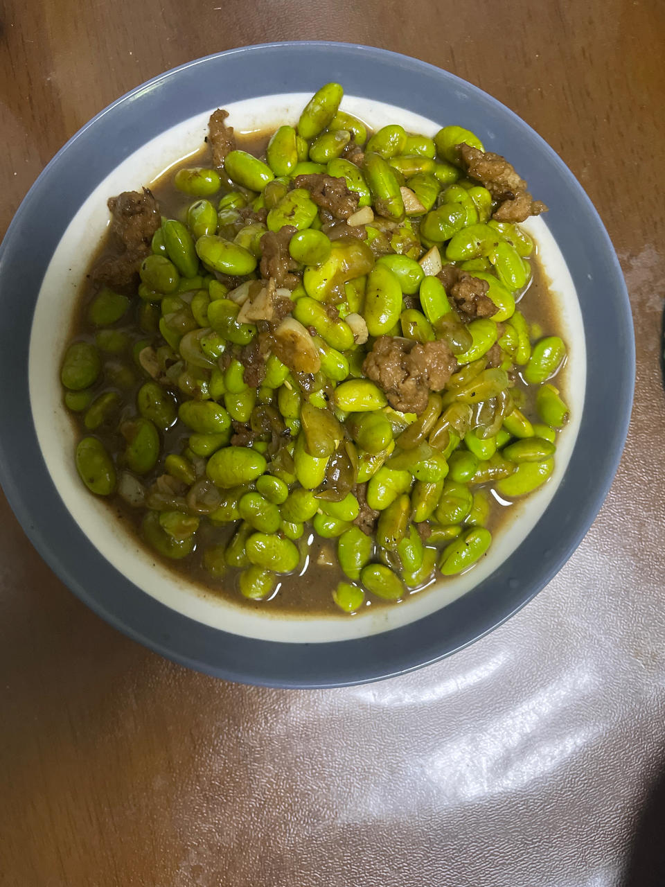 下饭菜 肉末毛豆