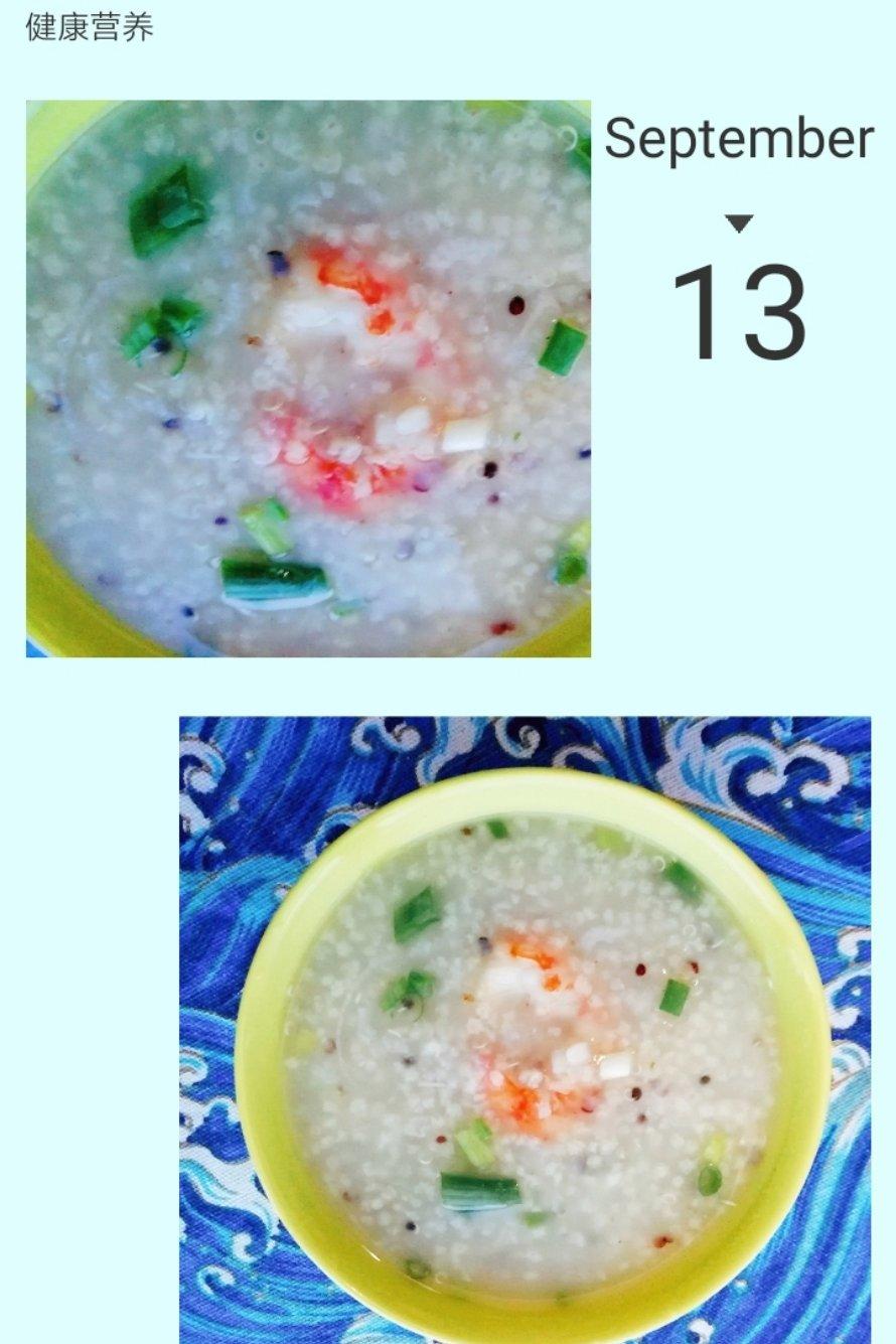 小米虾仁粥