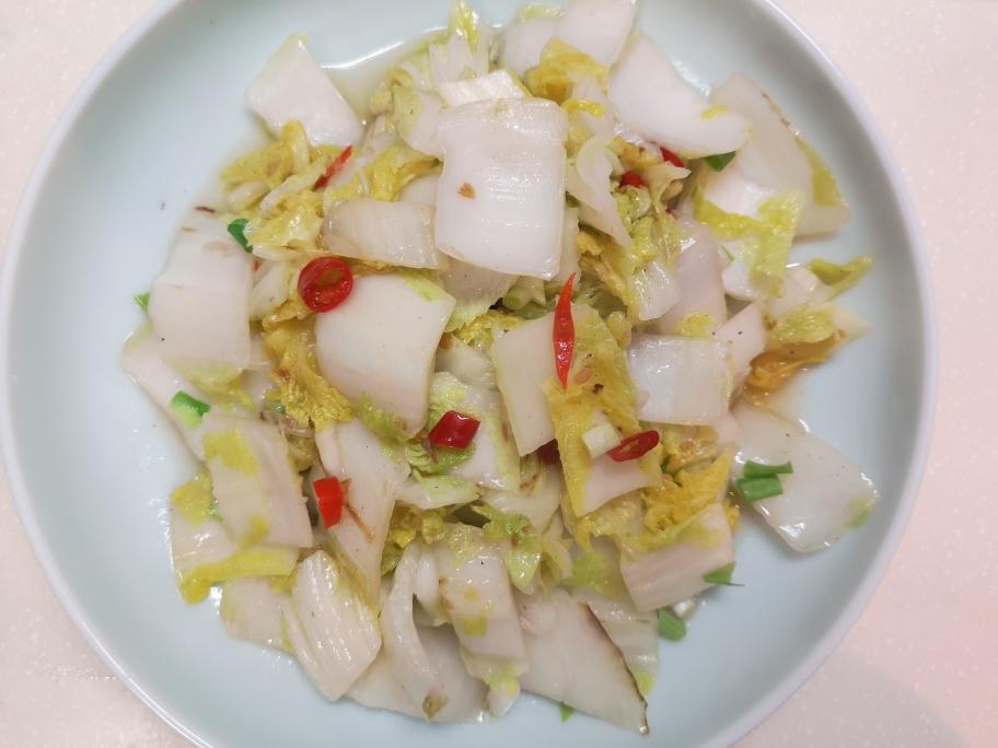 剁椒芽白/剁椒炒大白菜的做法