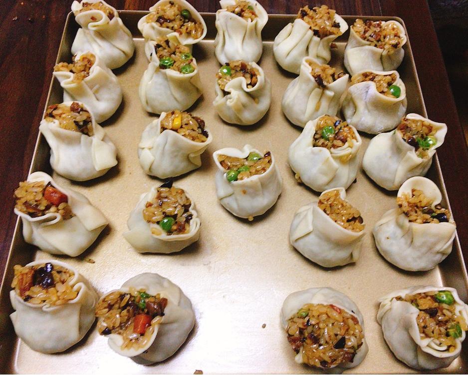 香菇什锦素烧麦