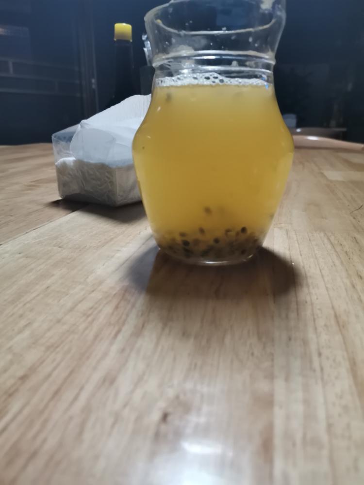 百香果汁的做法