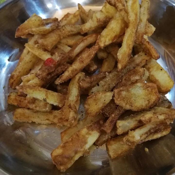 张亮版酥脆炸薯条，不用煮，不用蒸，直接炸，比外面卖的还好吃