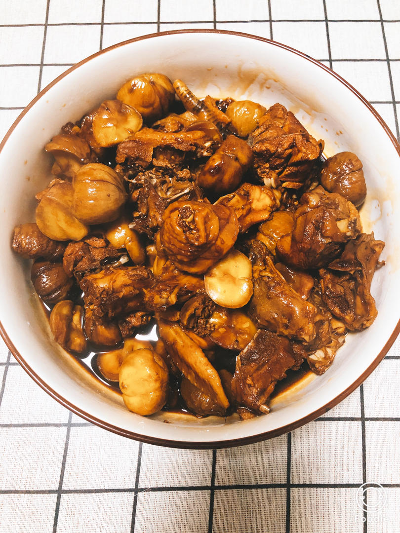 香菇板栗焖鸡